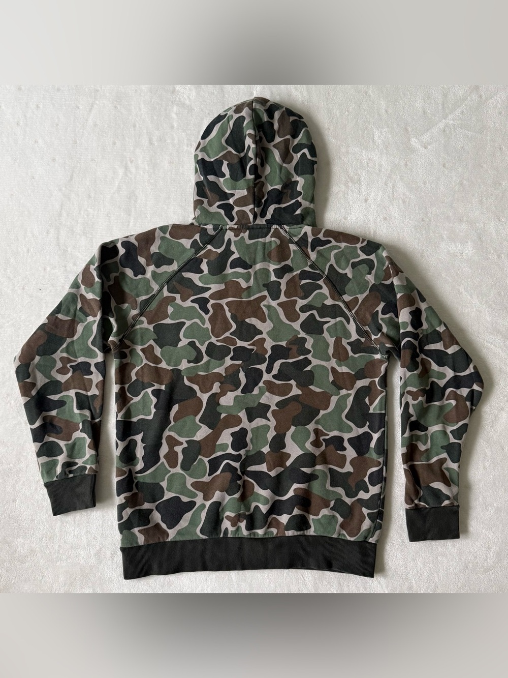 Adidas Originals Camo Trefoil Logo Hoodie Pullover Men’s/Unisex Size Small - Picture 3 of 14